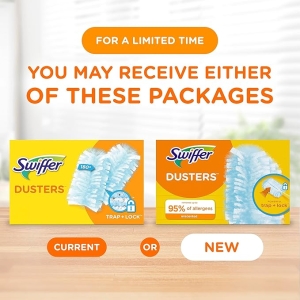 Swiffer Dusters Refill for Cleaning, Feather & Microfiber Duster Disposable Alternative, for Dusting Furniture, Blinds, Ceiling Fans, Walls, Helps Remove Allergens, Unscented, 18ct - Image 4